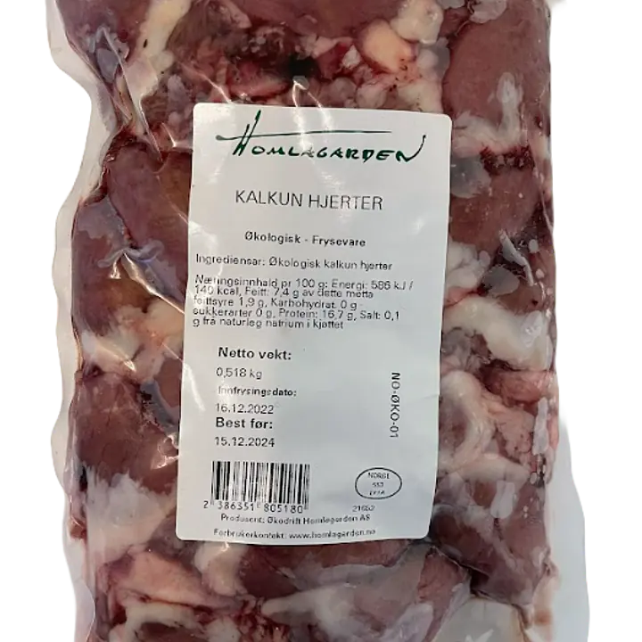 Økologisk Kalkun hjerte - Master