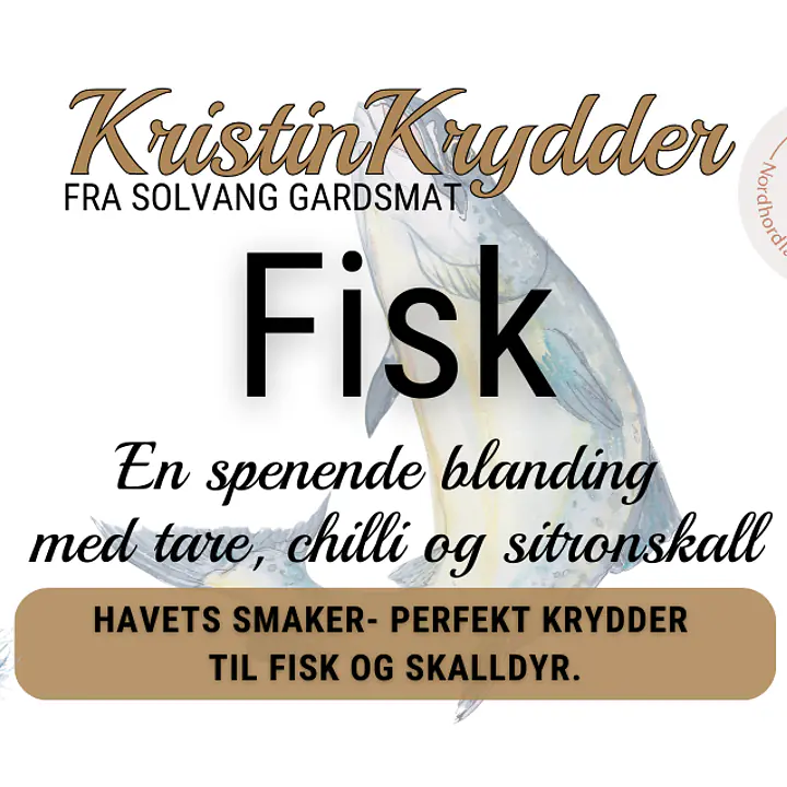 Kristinkrydder - FISK  120 ml med kvern - Master