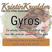 Kristinkrydder - Gyros 200ml glass - Master
