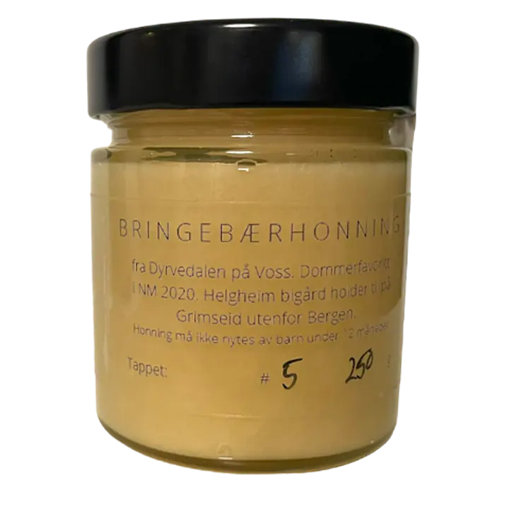 Bringebærhonning fra Voss - Master